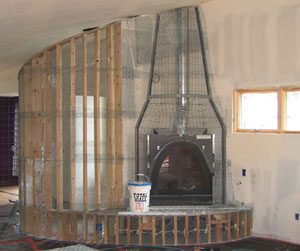 Custom Fireplace Construction